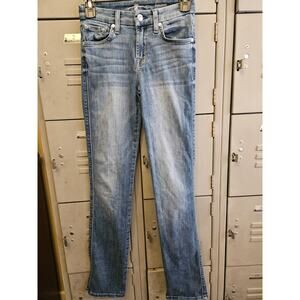 7 for All Mankind Kimmie Straight Leg Jeans with Stretch Size 25